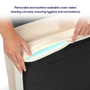 PupChill Cooling 4-Bolster Dog Bed, Arctic Sand, photo 4