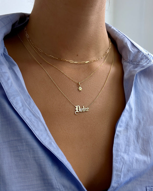 Dije de huella en oro de 14K, foto 2