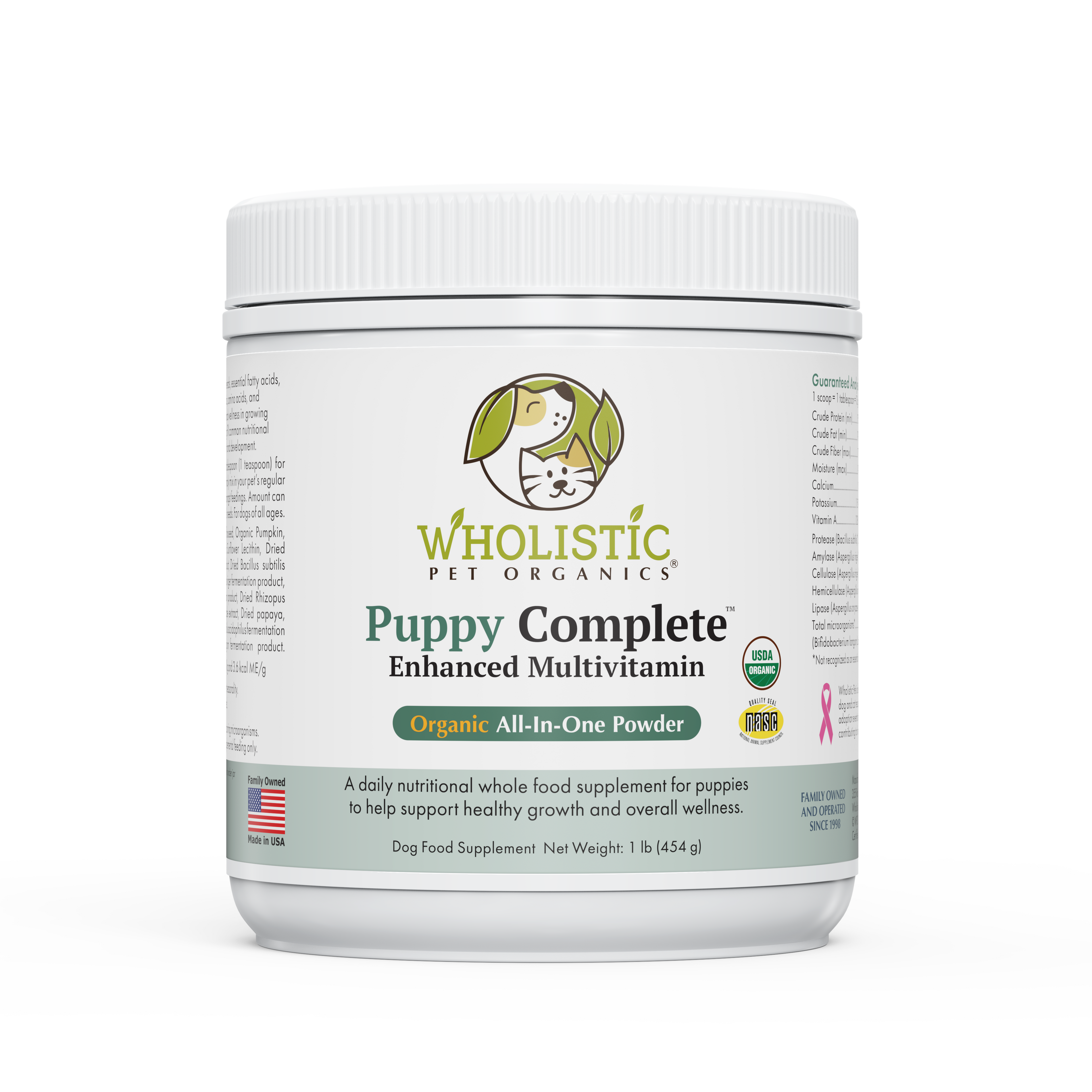 Puppy Complete Whole Food Multivitamin Powder for Puppies, photo 1