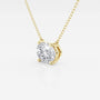 Dije con diamante ovalado cultivado en laboratorio de 2.00 CTW en oro de 14K, foto 2