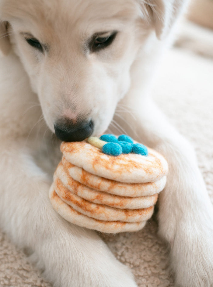 Stack of Pancakes Wool Dog and Cat Toy, photo 2