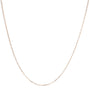 Collar de cadena de clip de 1.5mm en oro macizo de 14K, foto 1