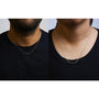 Collar de cadena de clip de 1.5mm en oro macizo de 14K, foto 7