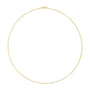 Collar de cadena de clip de 1.5mm en oro macizo de 14K, foto 11