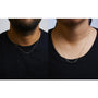 Collar de cadena de clip de 1.5mm en oro macizo de 14K, foto 8