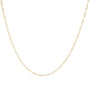 Collar de cadena paperclip de 2.5mm en oro macizo de 14K, foto 2