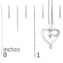 Diamond Accent I Love You Mom Heart Pendant Necklace in Sterling Silver, photo 5