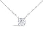 1/2 Ct. T.W. Floating Lab-Grown Diamond Solitaire Pendant Necklace in 14K Gold, photo 4