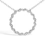 1/7 Ct. T.W. Lab-Grown Diamond Beaded Love Circle Pendant Necklace in Sterling Silver, photo 2