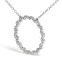 1/7 Ct. T.W. Lab-Grown Diamond Beaded Love Circle Pendant Necklace in Sterling Silver, photo 4
