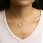 1/7 Ct. T.W. Lab-Grown Diamond Beaded Love Circle Pendant Necklace in Sterling Silver, photo 3