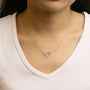 1/7 Ct. T.W. Lab-Grown Diamond Diamond-Shaped Pendant Necklace in Sterling Silver, photo 3