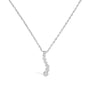 1/4 Ct. T.W. Lab-Grown Diamond Journey Pendant Necklace in Sterling Silver, photo 1