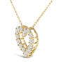 1/2 Ct. T.W. Lab-Grown Diamond Heart Shape Pendant Necklace in 14K Gold, photo 7