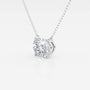 Dije con diamante ovalado cultivado en laboratorio de 2.00 CTW en oro de 14K, foto 4