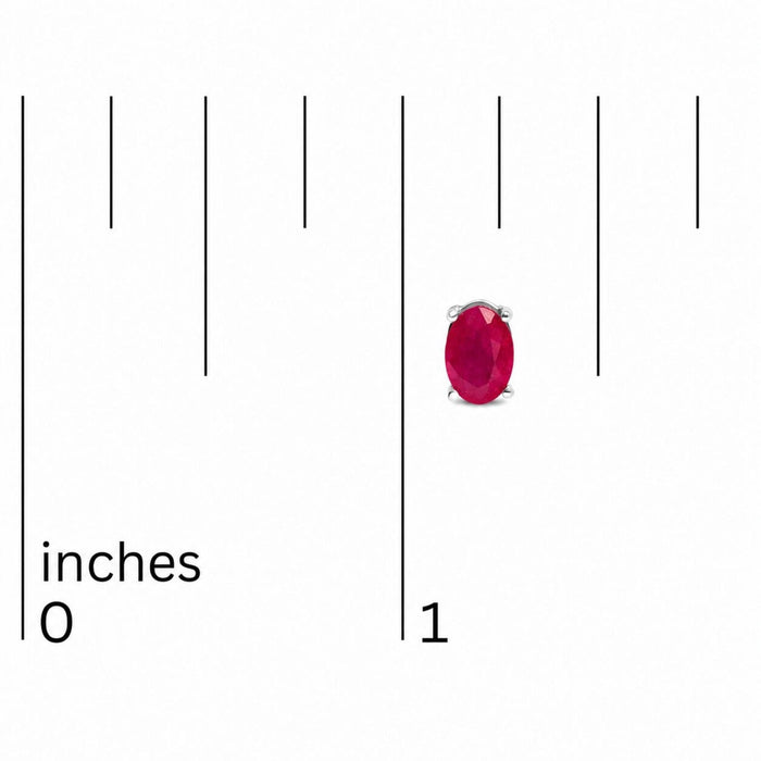 5x3mm Natural Oval Gemstone Solitaire Stud Earrings in Sterling Silver, photo 21