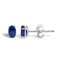 5x3mm Natural Oval Gemstone Solitaire Stud Earrings in Sterling Silver, photo 20