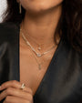 14K Gold Diamond Lightning Bolt Pendant, photo 2