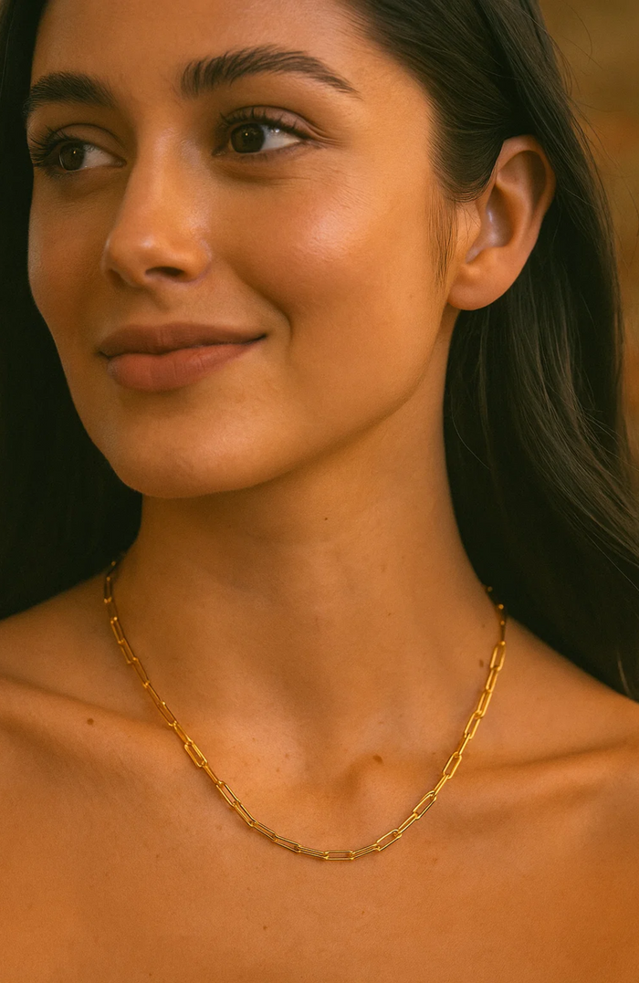 Paperclip Link Chain Necklace, photo 3