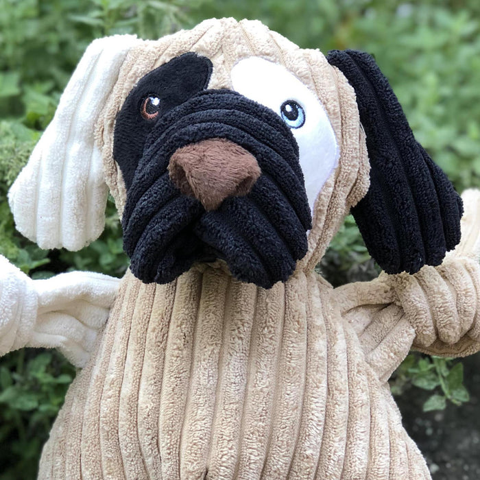 Patches HuggleMutt Knottie Plush Dog Toy, Large, photo 5