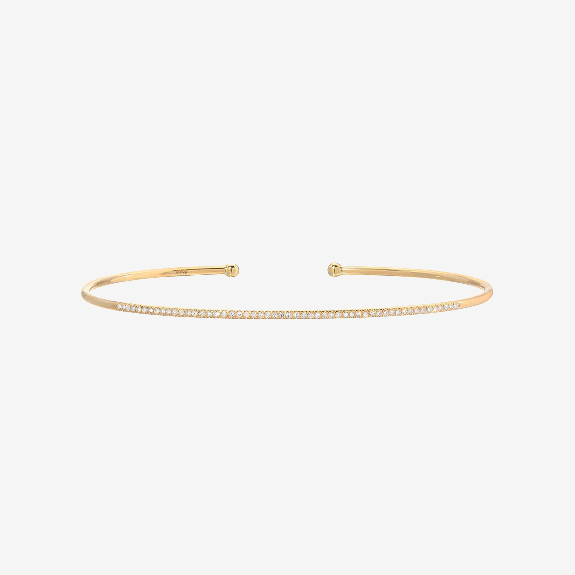Pave Diamond Cuff Bracelet, photo 1