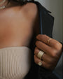 14K Gold X Ring, photo 2