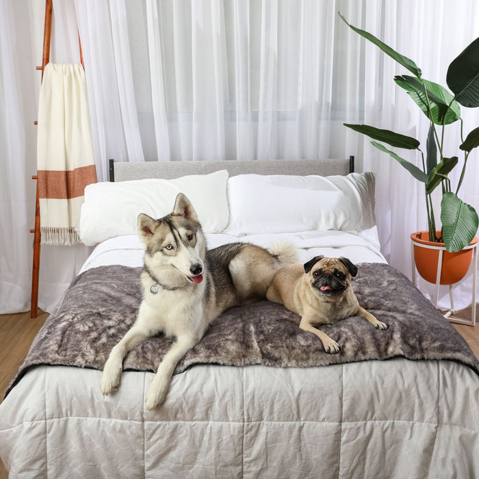 Piecera impermeable PupProtector Luxe, chinchilla ultrasuave, foto 4