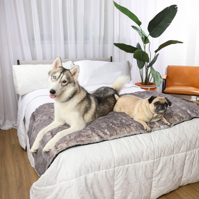 Piecera impermeable PupProtector Luxe, chinchilla ultrasuave