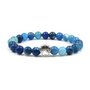 PawZee Azure Agate Paw Print Charm Bracelet, photo 4
