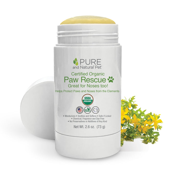 Bálsamo orgánico Paw Rescue para patas de perro