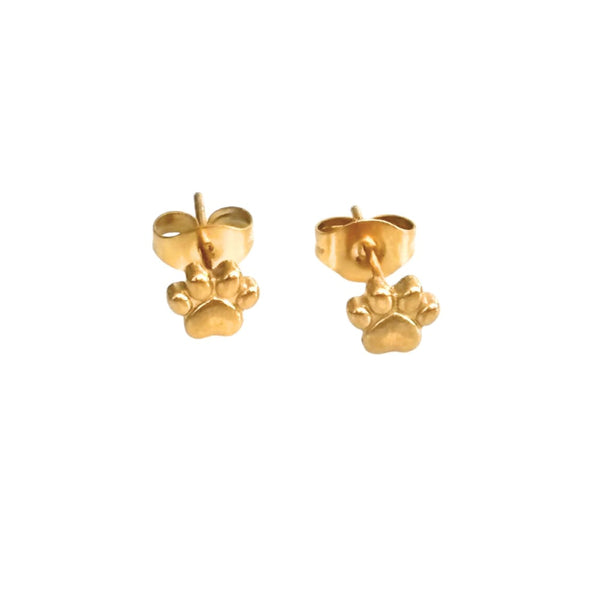 Mini Paw Print Stud Earrings, photo 1