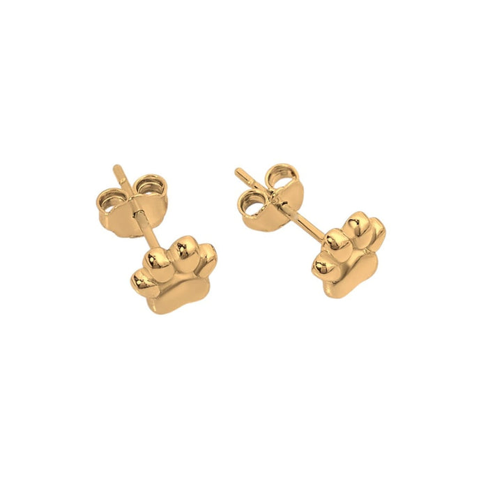 Mini Paw Print Stud Earrings, photo 7