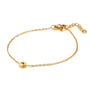 Minimalist Mini Paw Print Charm Bracelet, photo 1
