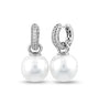 Aretes de aro con perla, foto 2
