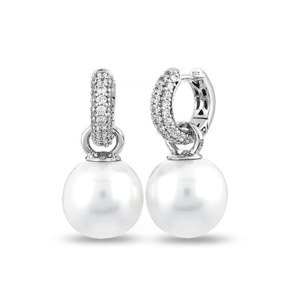 Aretes de aro con perla, foto 2