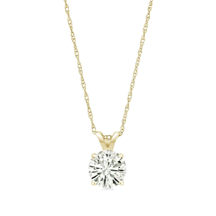 2.00 CTW Lab-Created Moissanite Pendant in 14K Gold, photo 10