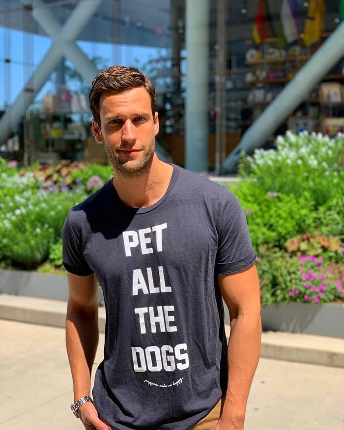 Pet All The Dogs Unisex Crewneck Tee