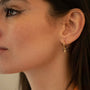 Aretes de aro pequeños con zirconia cúbica, foto 6