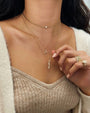 14K Gold Pave Diamond Mama Pendant, photo 5