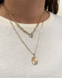 Collar de cadena de eslabón abierto en oro de 14K, foto 8