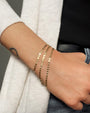 Pulsera de cadena espejo en oro de 14K, foto 2