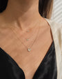Collar Toi et Moi de diamantes en oro de 14K, foto 7
