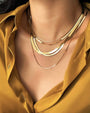 Collar de cadena espiga en oro de 14K, foto 4