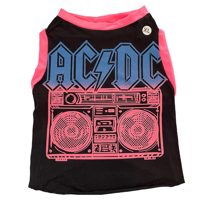 Upcycled Dog Tank - XL "ACDC PINK", photo 1
