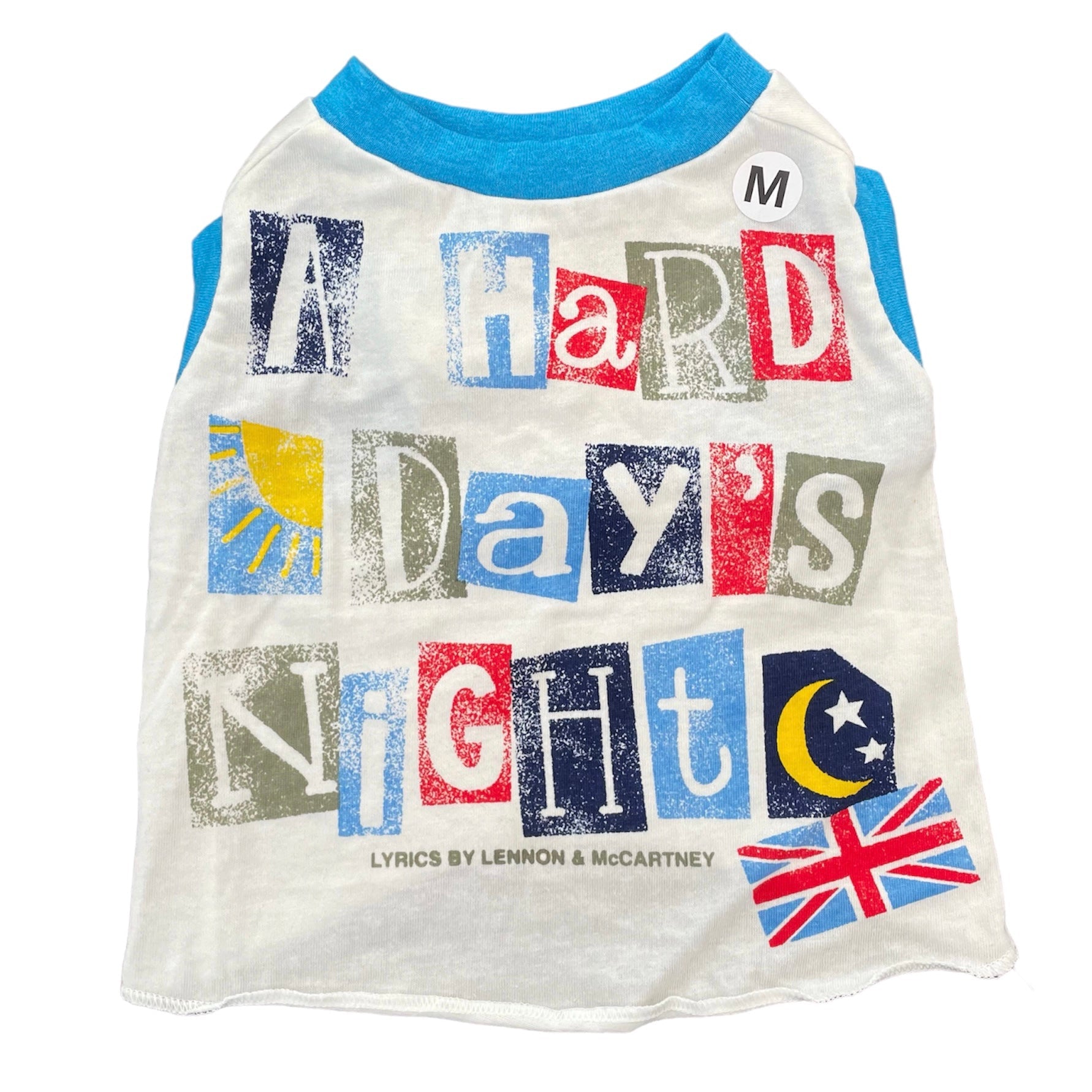 Camiseta sin mangas para perro "HARD DAY'S NIGHT", talla M, foto 1