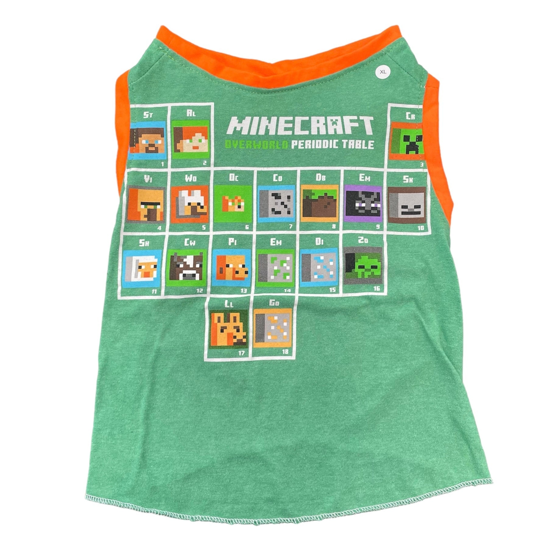 Camiseta sin mangas para perro "MINECRAFT", talla XL, foto 1