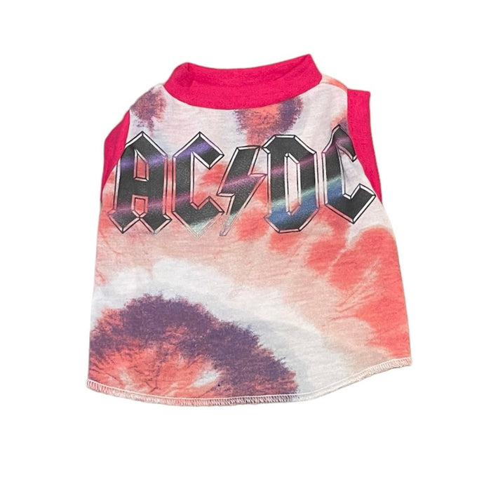 Upcycled Dog Tank - XS "ACDC DYE", photo 3