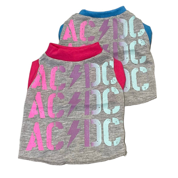 Upcycled Dog Tank - XS "ACDC TRIO", photo 1