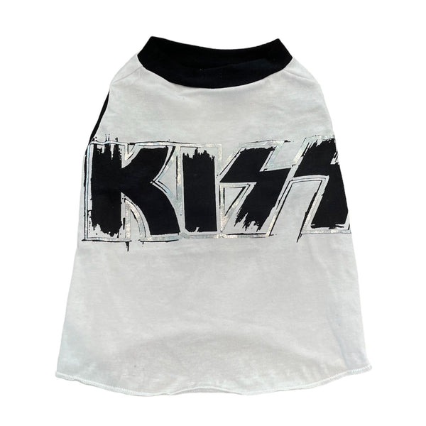 Upcycled Dog Tank - M "KISS GOTHIC", photo 1