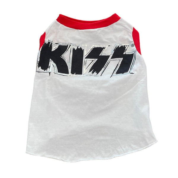 Upcycled Dog Tank - L "KISS GOTHIC", photo 1